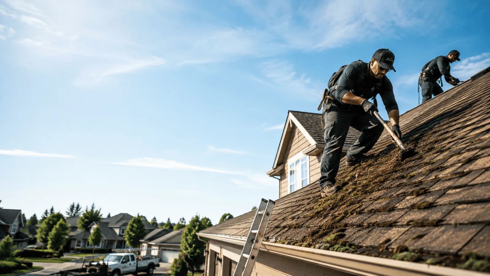 Roof Moss Removal in Napoleon, IN near me